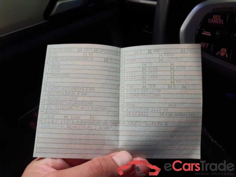 BMW Baureihe iX3 (G08E/G08F)(07.2020->) DE - SUV5, Impressive BEV, (Facelift) 2021 - 2025 #6