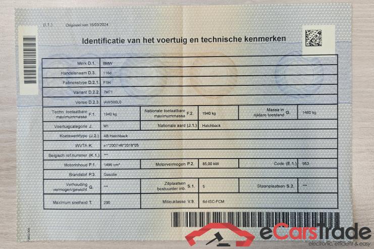 BMW 1 Reeks Hatch 116dA (85 kW) 5d #5