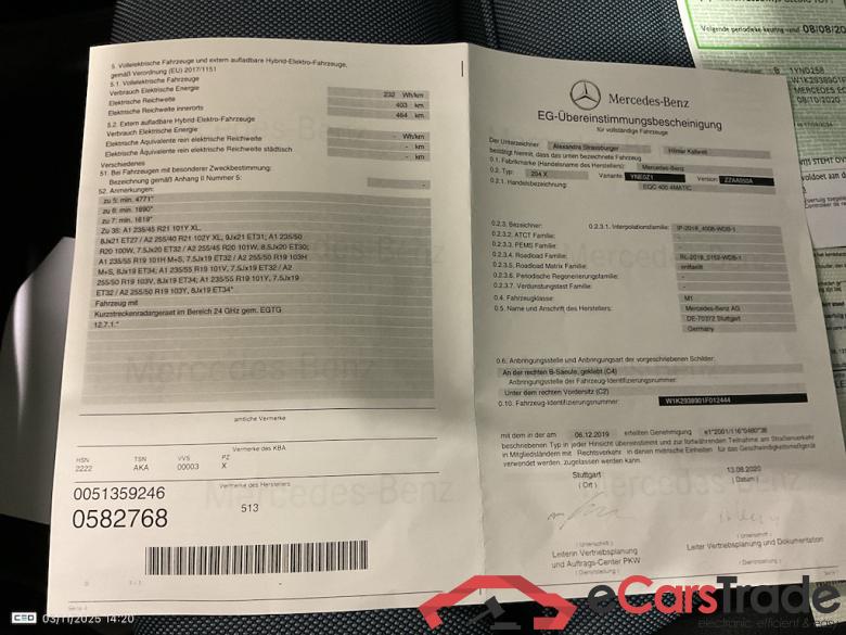 MERCEDES-BENZ EQC 80 kWh EQC 400 4-Matic #5