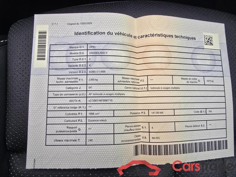 OPEL Grandland X PHEV Grandland X PHEV 1.6 Turbo 4WD Innovation S&S #6