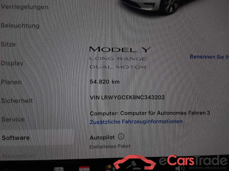 Tesla Model Y (01.2021->), Dual, Maximale Reichweite Dual AWD, 2021 - 2025 #3