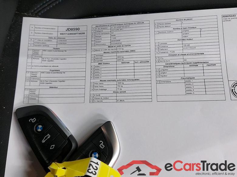 BMW I - BMW I4 eDrive40 340PK M Sport & Pack Sport Pro & Innovation With Laser Lights & Adaptive Cruise & Iconic Sound & Business & Comfort Harman Kardon  * ELECTRIC * #4