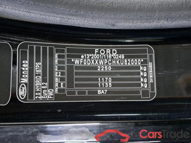 FORD - FOR MONDEO 2.0 HEV 187PK AT Hybrid Pack Signature & Titanium Seat & Panorama Pack 4D & Adaptive Cruise Control   * HYBRID * #6