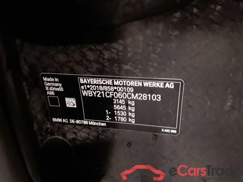 BMW iX (I20)(07.2021->) DE - SUV5 xDrive50, xDrive50 Sport, 2021 - 2024 #3