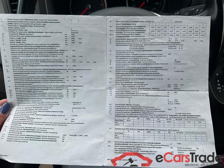 VOLKSWAGEN Crafter 35 Fourgon Mwb Crafter 35 Bestelwagen L3H3 3640 mm 2.0 TDI EU6 SCR 4-MOT BMT 177pk (130KW) ASG-8 #5