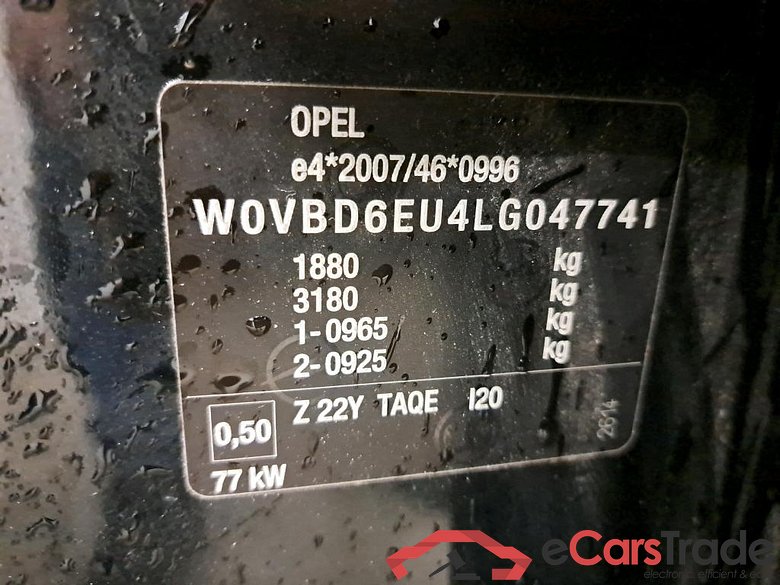 OPEL - OPE ASTRA Turbo D 105PK Edition Pack Experience & Multimedia Nav & Park Pilot Front & Rear #6