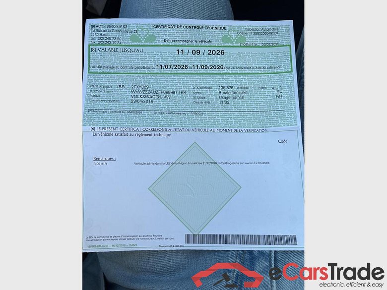 VOLKSWAGEN Golf VII Golf  Highline 1.6 TDI BlueMotion Technology 77 kW (105 ch) 5 vitesses manuel #3