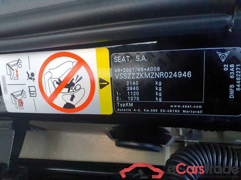 Cupra Formentor (KM7)(08.2020->) DE - SUV5 2.0 TSI EU6d, VZ 4 Drive, 2020 - 2024 #3