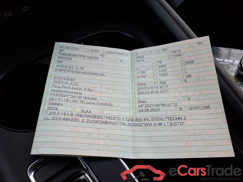 Skoda Enyaq (5AZ)(09.2020->) DE - SUV5 60, 60 Loft, 2020 - 2024 #2