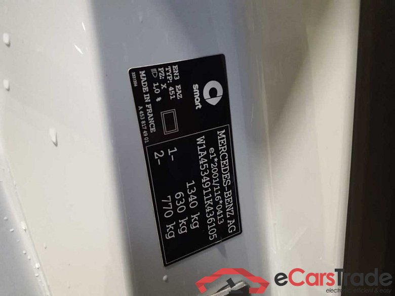 Smart fortwo cabrio (11.2015->) DE - Ca2 electric drive / EQ, EQ, (Facelift) 2019 - 2023 #5