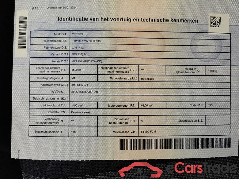 Toyota Yaris Cross 1.5 VVT-ie Hybrid Dynamic Plus CVT 5d #3