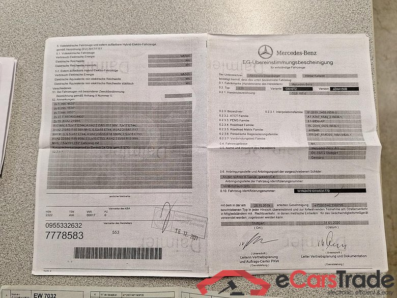 Mercedes-Benz GLB GLB 180 D #6