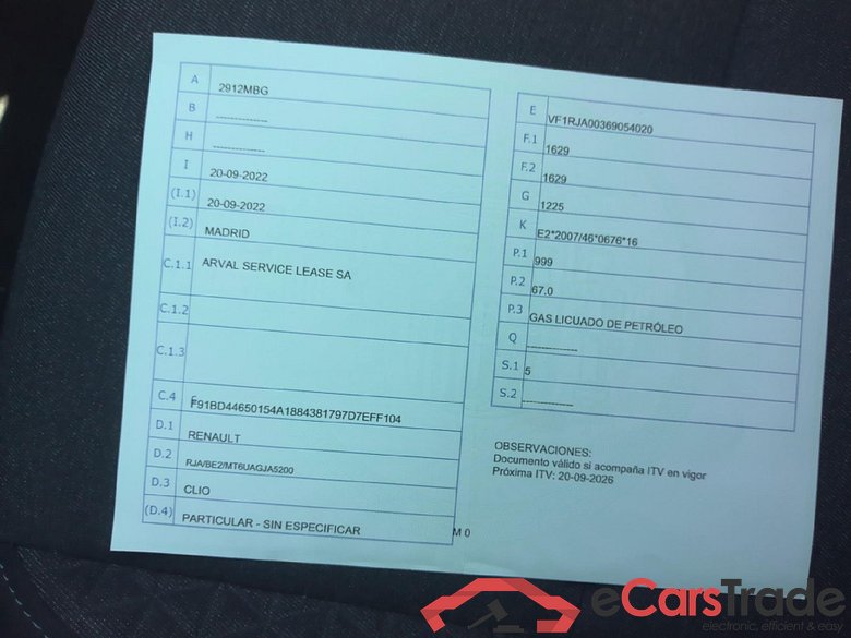 RENAULT Clio / 2019 / 5P / berlina con portón Intens TCe 74 kW (100CV) GLP #6