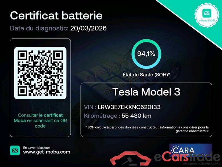 TESLA Model 3 / 2018 / 4P / Berline Grande Autonomie #2