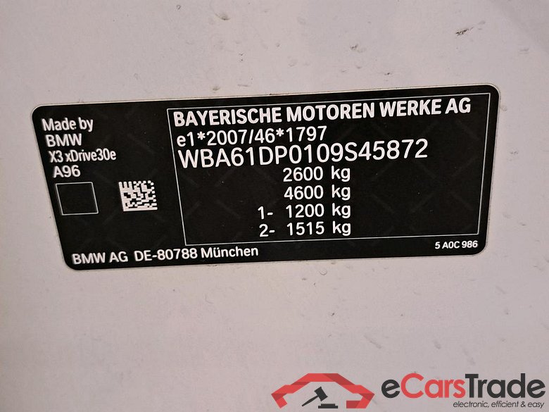 BMW - BMW X3 xDrive30e 292PK Pack Travel & Business With Heated Seats & Parking Assistant Plus & Pano Roof   * HYBRID * #6