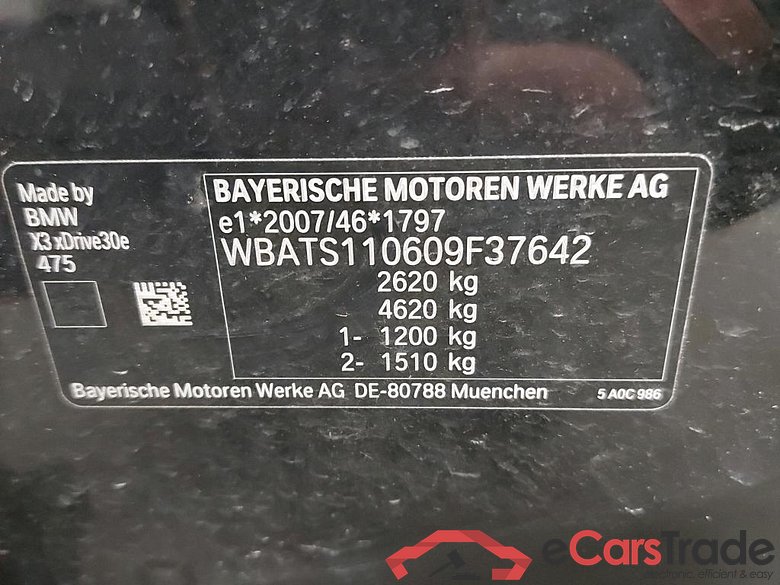 BMW - BMW X3 xDrive30e 292PK Business Edition Luxury Pack Business Plus With Vernasca Leather & Travel & Harman Kardon * HYBRID * #6