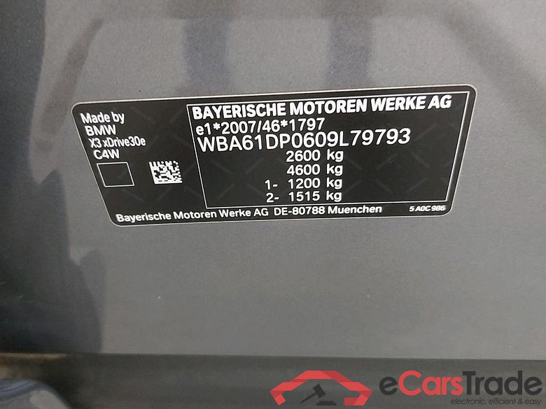 BMW - BMW X3 xDrive30eA 272PK Business Edition * HYBRID * #6