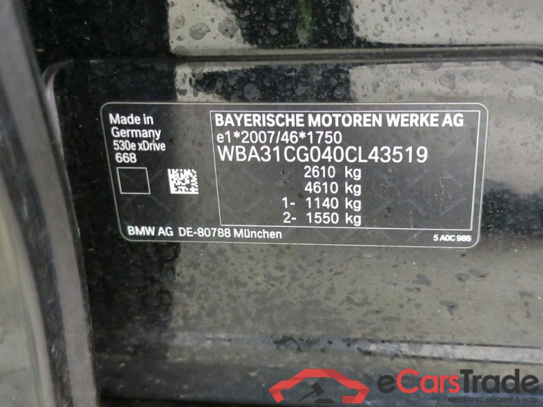 Baureihe 5 Touring 530 e xDrive Luxury Line 2.0 215KW AT8 E6d #4