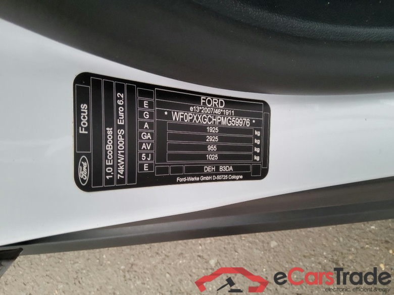 Focus Turnier Cool & Connect 1.0 EcoBoost 74KW MT6 E6d #5