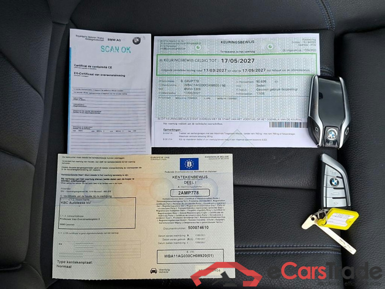 BMW - BMW 5 BERLINE 530e 292PK M Sport With Dakota Heated Front & Rear & Adaptive Suspension & Safety & Innovation & Driving Assistant Pro & Harman Kardon & Trailer Towing Hook * HYBRID * #4