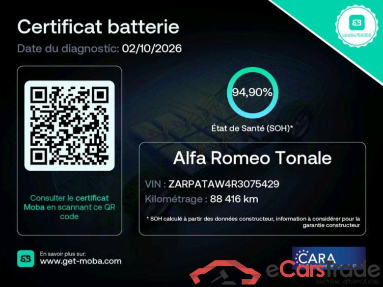 ALFA ROMEO Tonale / 2022 / 5P / SUV 1.3T PHEV 280 AT6 Q4 Veloce #2