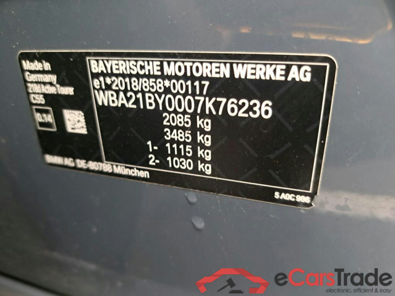 BMW - BMW 2 ACTIVE TOURER 218dA 136PK With Climatic & Navigation & Cruise & Driving Assistant Pack & PDC Front & Rear & Towing Hook #6